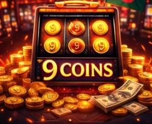 9 Coins real money slot game Bangladesh online casino high RTP jackpot and BDT deposits
